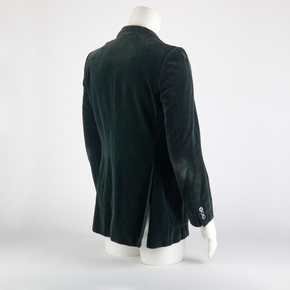 YSL Yves Saint Laurent Men's Vintage Green Velvet Blazer Made in France Size 40 - Picture 7 of 16
